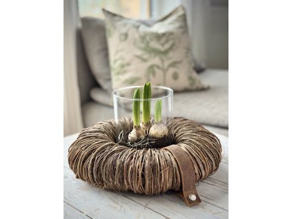 Přírodní omotávaný věnec