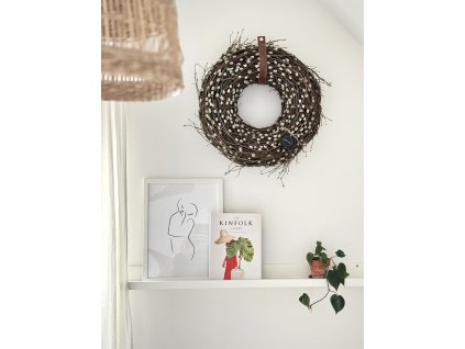 Velký věnec s kočičkami