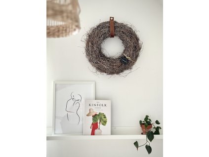 Věnec z kapradin šedý