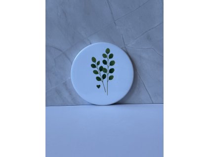 Keramický podtácek - Eukalyptus