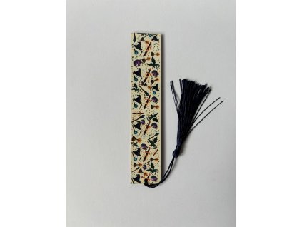 Záložka: Fantasy tmavě modrá