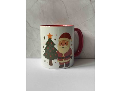 Hrnek - Santa a stromeček 325 ml