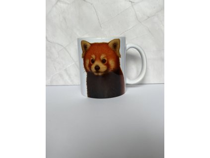 Hrnek - Panda červená 330 ml