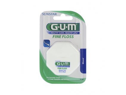 G.U.M Fine Floss voskovaná dentální nit 55 m