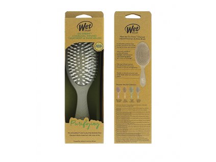 Wet Brush Go Green Treatment & Shine Brush kartáč na vlasy Charcoal