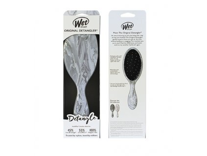 Wet Brush Original Detangler Metallic Marble kartáč na vlasy Silver