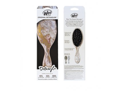 Wet Brush Original Detangler Metallic Marble kartáč na vlasy Bronze