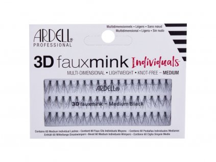 Ardell 3D Faux Mink Individuals Black 60 ks  Medium