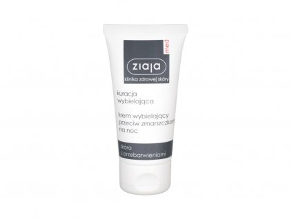 Ziaja Med Whitening Anti-Wrinkle Noční pleťový krém 50 ml