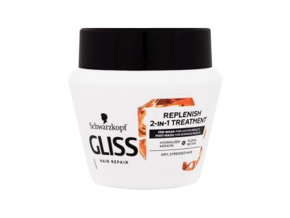 Schwarzkopf Gliss Kur Total Repair Maska na vlasy 300 ml  2-in-1 Replenish Treatment