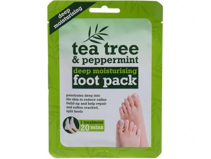 maska na nohy xpel tea tree tea tree peppermint deep moisturising foot pack 1 ml
