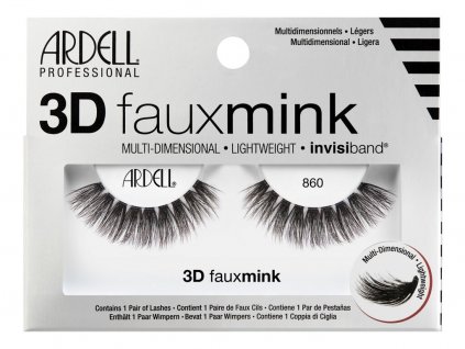 Ardell 3D Faux Mink 860 Umělé řasy Black 1 ks