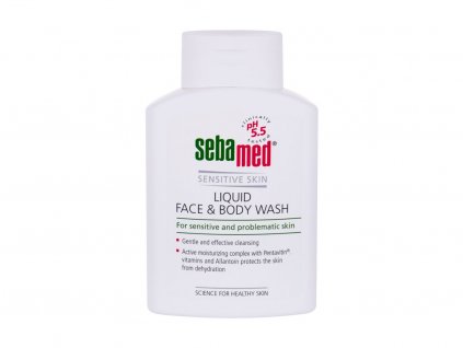 SebaMed Sensitive Skin Face & Body Wash Tekuté mýdlo 200 ml