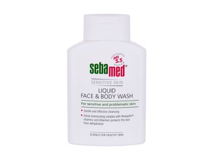 SebaMed Sensitive Skin Face & Body Wash Tekuté mýdlo 200 ml