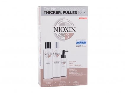 Nioxin System 3 šampon System 3 Cleanser Shampoo 150 ml + kondicionér System 3 Revitalising Conditioner 150 ml + vlasová péče System 3 Scalp & Hair Treatment 50 ml