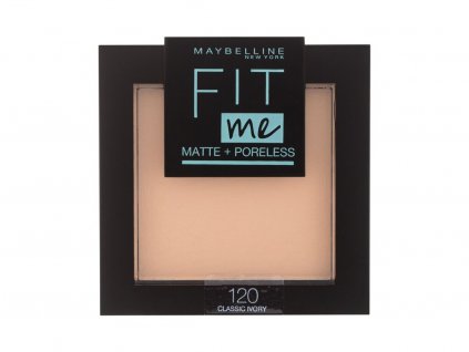Maybelline Fit Me! Matte + Poreless Pudr 120 Classic Ivory 9 g