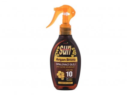 Vivaco Sun Argan Bronz Suntan Sun Oil SPF10 Opalovací olej 200 ml  SPF10