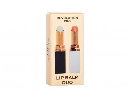 Revolution Pro Lip Balm Duo balzám na rty Clear Lip Balm 2,7 g + balzám na rty Tinted Lip Balm 2,7 g