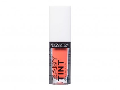 Revolution Relove Baby Tint Lip & Cheek Rtěnka Coral 1,4 ml