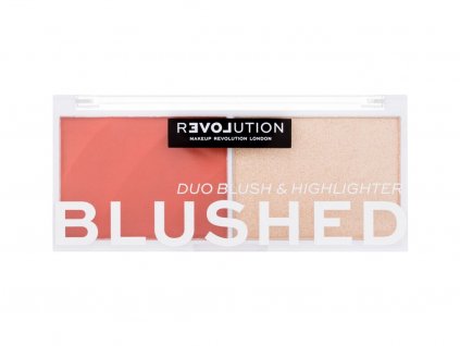 Revolution Relove Colour Play Blushed Duo Blush & Highlighter Konturovací paletka Daydream 5,8 g