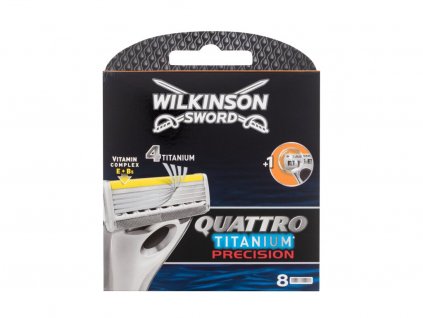Wilkinson Sword Quattro Titanium Precision Náhradní břit 8 ks