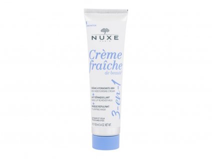 NUXE Creme Fraiche de Beauté 3-In-1 Denní pleťový krém 100 ml  Cream & Make-Up Remover & Mask