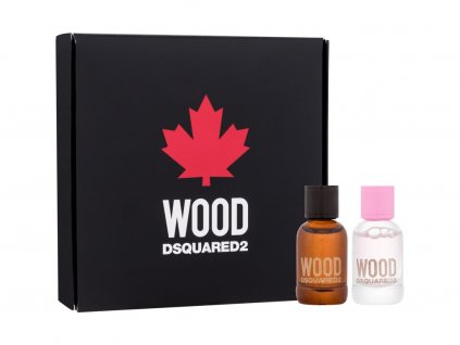 Dsquared2 Wood toaletní voda Wood Pour Homme 5 ml + toaletní voda Wood Pour Femme 5 ml dárková sada