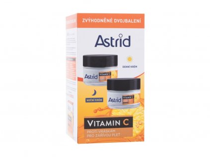 Astrid Vitamin C denní pleťový krém Vitamin C Day Cream 50 ml + noční pleťový krém Vitamin C Night Cream 50 ml dárková sada