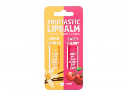 2K Fruitastic balzám na rty 4,2 g Fresh Vanilla + balzám na rty 4,2 g Sweet Cherry