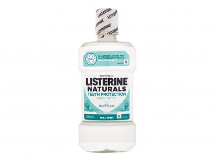 Listerine Naturals Teeth Protection Mild Taste Mouthwash Ústní voda 500 ml