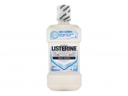 Listerine Advanced White Mild Taste Mouthwash Ústní voda 500 ml