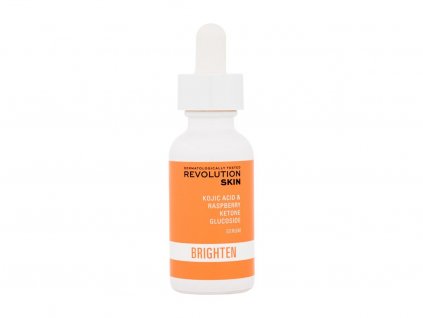 Revolution Skincare Brighten Kojic Acid & Raspberry Ketone Glucoside Pleťové sérum 30 ml