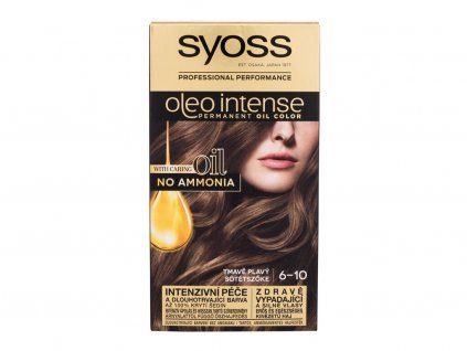 Syoss Oleo Intense Permanent Oil Color 6-10 Dark Blond Barva na vlasy 50 ml