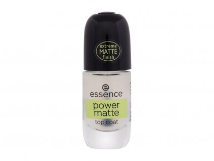 Essence Power Matte Top Coat Lak na nehty 8 ml