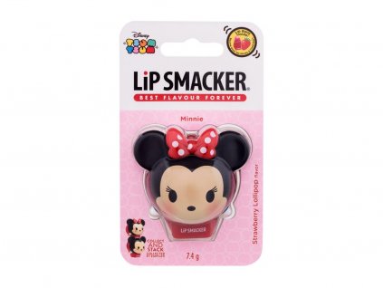 Lip Smacker Disney Minnie Mouse Strawberry Lollipop Balzám na rty 7,4 g  Strawberry Lollipop
