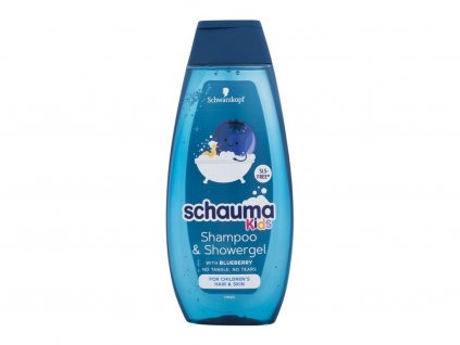 Schwarzkopf Schauma Kids Blueberry Shampoo & Shower Gel Šampon 400 ml