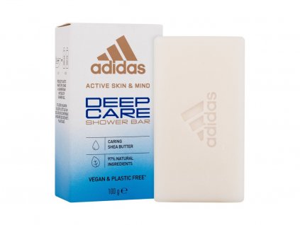 Adidas Deep Care Shower Bar Tuhé mýdlo 100 g