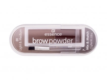 Essence Brow Powder 01 Light & Medium Pudr na obočí 2,3 g