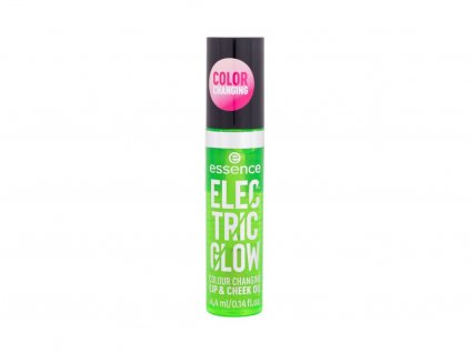 Essence Electric Glow Colour Changing Lip & Cheek Oil Olej na rty 4,4 ml
