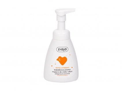 Ziaja Pumpkin With Ginger Hands & Body Foam Wash Tekuté mýdlo 250 ml