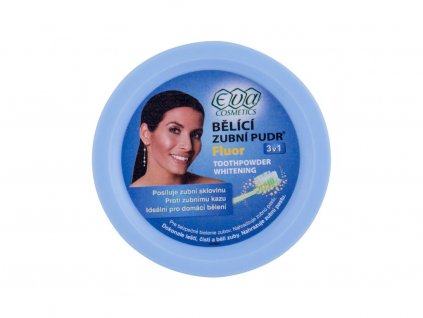 Eva Cosmetics Whitening Toothpowder Fluor Bělení zubů 30 g