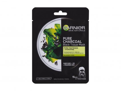 Garnier Skin Naturals Pure Charcoal Algae Pleťová maska 1 ks