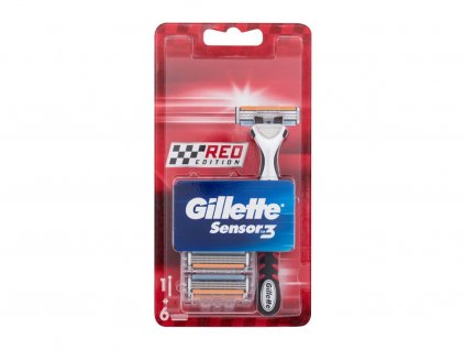 Gillette Sensor3 Red Edition Holicí strojek 1 ks