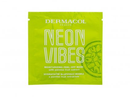 Dermacol Neon Vibes Moisturizing Peel-Off Mask Pleťová maska 8 ml