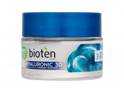 Bioten Hyaluronic 3D Antiwrinkle Overnight Cream Noční pleťový krém 50 ml