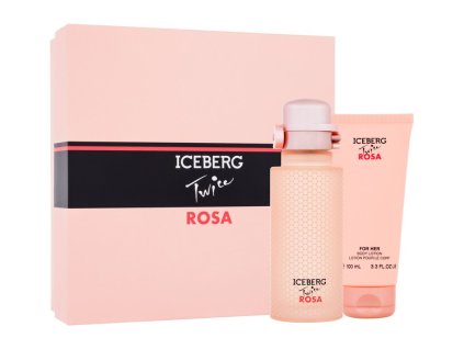 Iceberg Twice Rosa toaletní voda 125 ml + tělové mléko 100 ml dárková sada