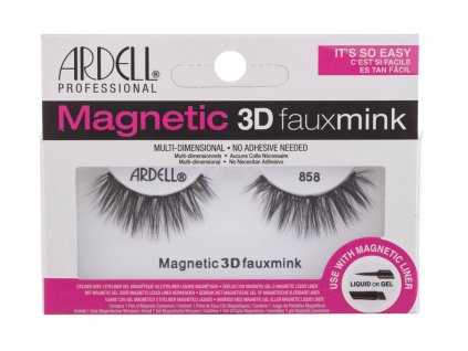 Ardell Magnetic 3D Faux Mink 858 Umělé řasy Black 1 ks