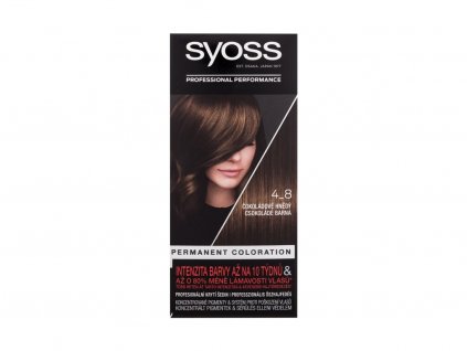Syoss Permanent Coloration 4-8 Chocolate Brown Barva na vlasy 50 ml