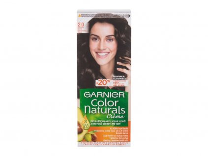 Garnier Color Naturals Barva na vlasy 40 ml 2,0 Soft Black