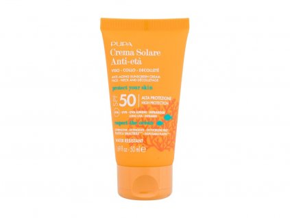 Pupa Sunscreen SPF50 Anti-Aging Cream Opalovací krém 50 ml  SPF50